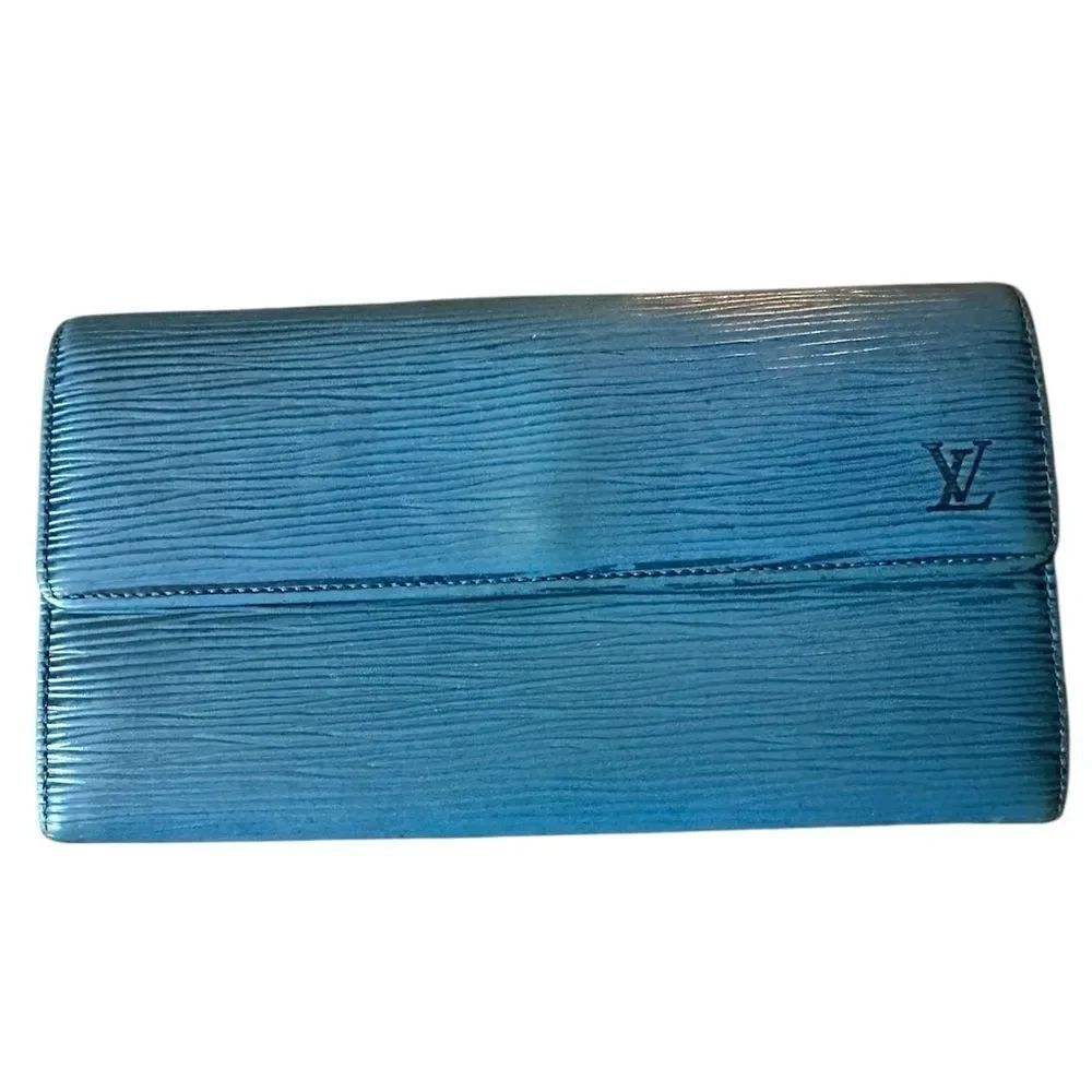 Louis Vuitton Epi Azure Blue Wallet
